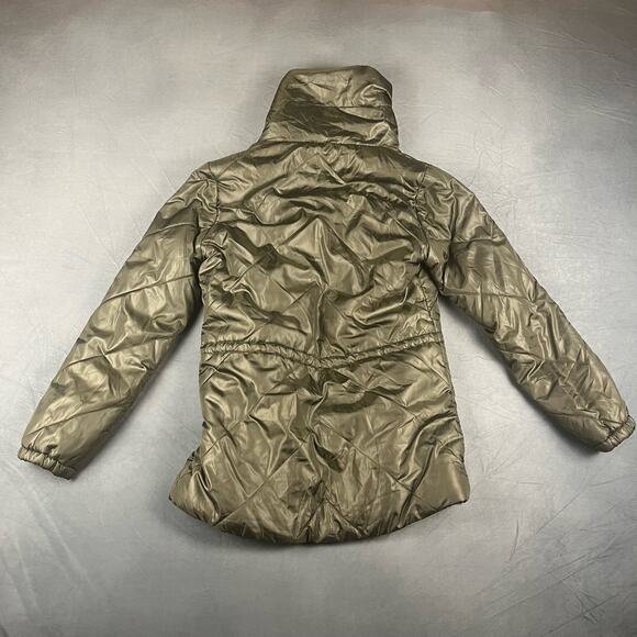 Kenneth Cole G-III Sherpa Lined Quilted Puffer Full Zip Mid Length Jacket W-01 - Picture 13 of 13